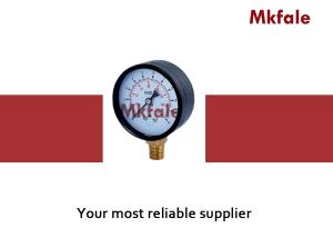 China SMTB Stainless Steel Liquid Pressure Gauge Black Steel Case G / NPT / Other Thread on sale