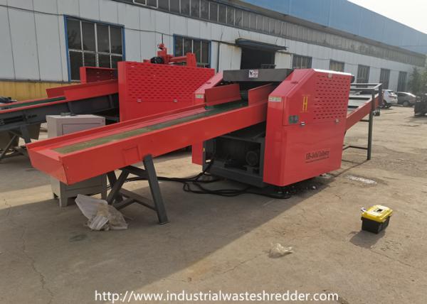 Quality Non Woven Fabric Cloth Waste Textile Rag Cutting Machine With Sharpener for sale