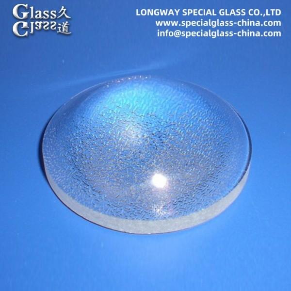Quality Scratch Resistance Optical Pyrex 3.3 Glass Cover Lens For Led Light Lens for sale