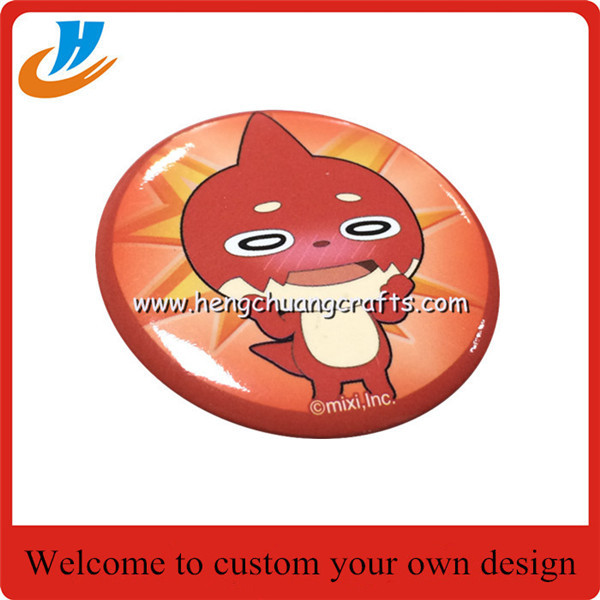 Badge factory custom tin button badge L087, cheap tin badge wholesale custom