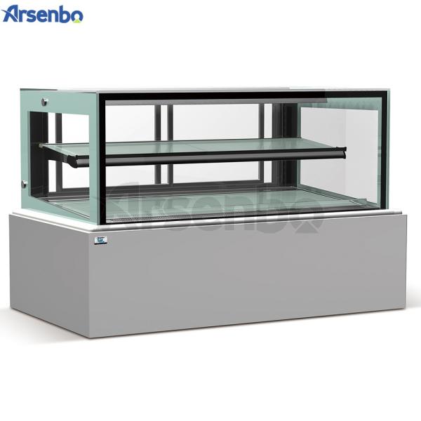 SUS304/201 Cake Display Refrigerator Multipurpose White Black Color