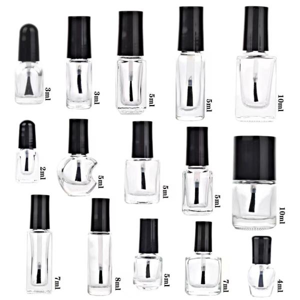 Quality Round Empty Nail Polish Bottles Empty Fingernail Polish Bottles for sale
