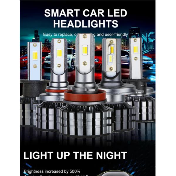 V20 Automotive LED Turn Signals Headlight Bulbs H7 H4 H11 6000K 9005 9006 9012 H1 H8 9012 H3