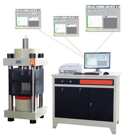 Quality Piston 100mm PC Controlled 2kW Compression Testing Machine for sale