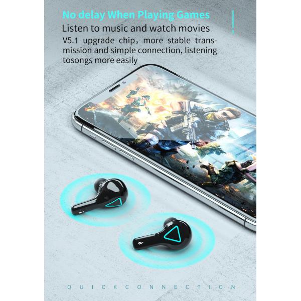 50mAh Bluetooth Earphones For Working Out Lightweight 2.5oz