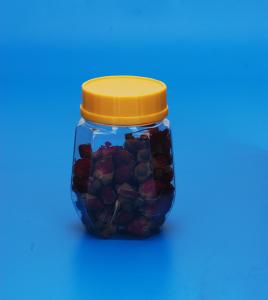 Food Grade Empty Plastic Cans Special Shape Screw On Lid Type Small Size