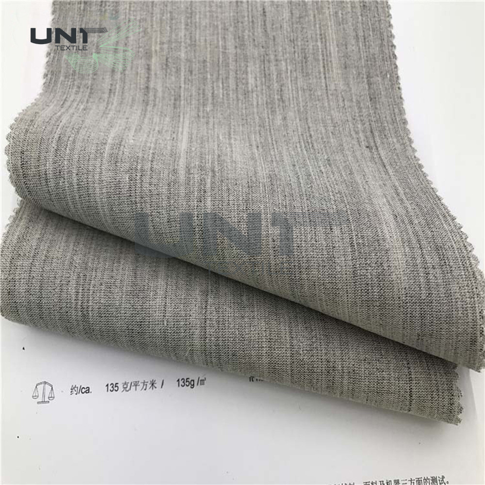 Horse Hair Canvas Suit Fusible Lining Fabric For Men'S Wear
