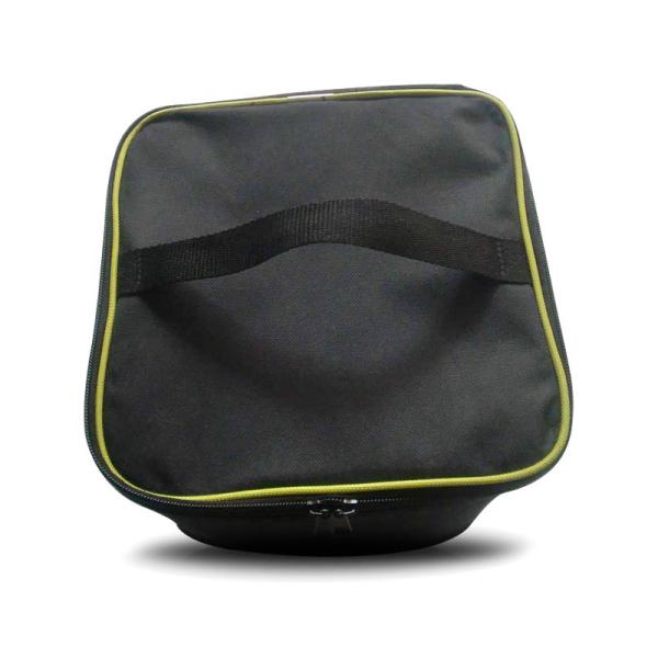 Quality Black Square Insulated Cooler lunch Bag Printed Pattern Zipper Closure Type for sale