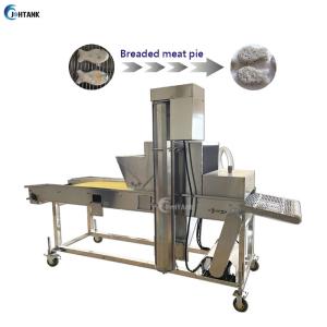 China Automatic Continuous Frying Machine Chicken Battering Breading Coating wholesale