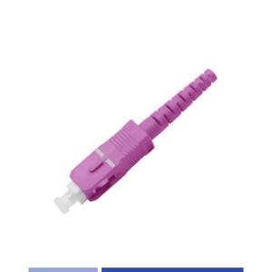 China OM4 Multimode Fiber Optic Connector SC UPC 2.0mm Simplex Fiber Connector on sale