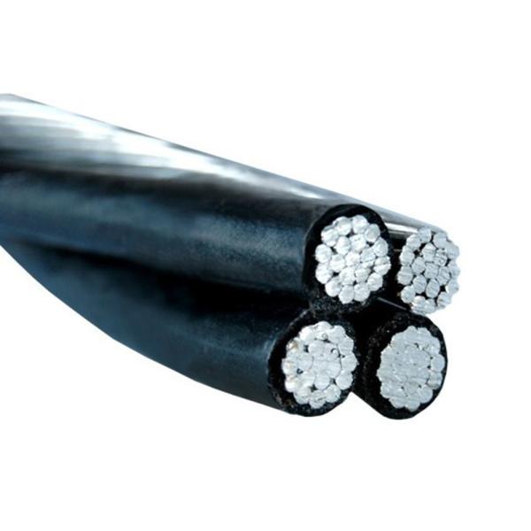 Multiscene Antiwear Aluminium Service Wire , Anti Freezing Aerial Bundled Cable