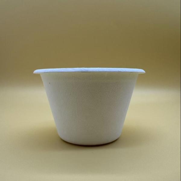 Quality Small Paper Biodegradable Sauce Cup Disposable Paper Pulp Souffle Portion Cup for sale