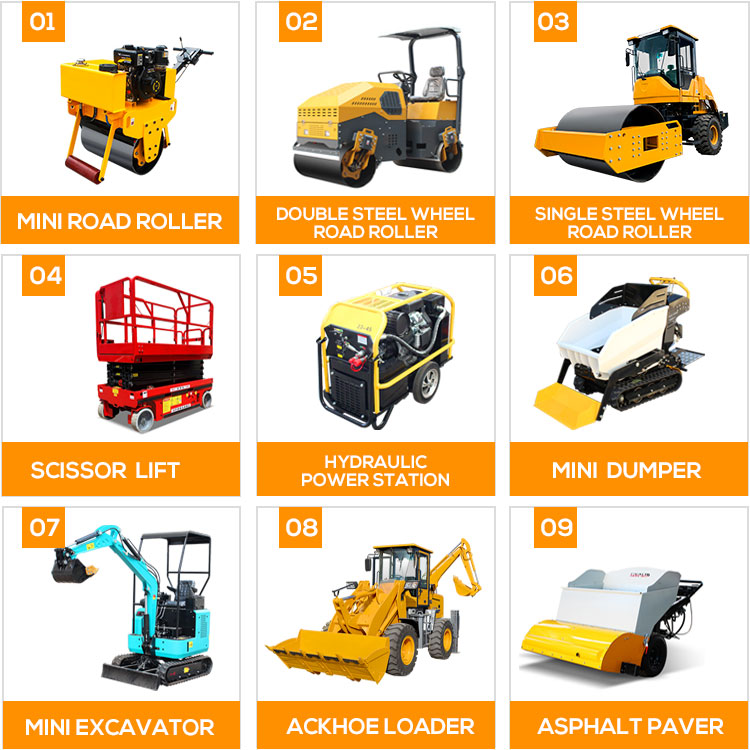 Professional Pitch Paver Wheel Mini Asphalt Paver with Max. Paving Thickness 1000MM