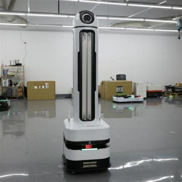 Quality indoor Blue Ocean Robotics UV Disinfection Robot To Disinfect Public Areas for sale