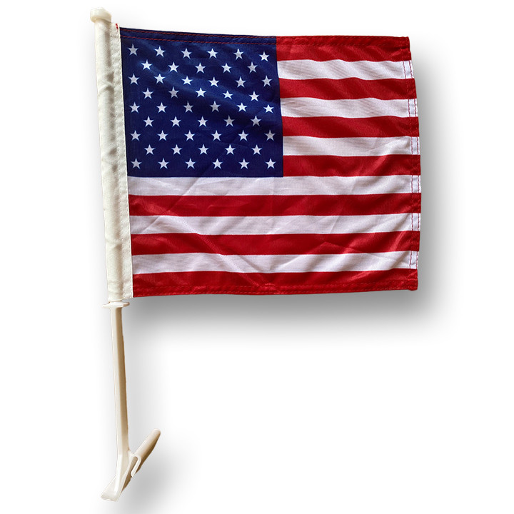 Advertising Car Flag Any Pattern Of Flagpole With Clips Personalized Car Window Flags