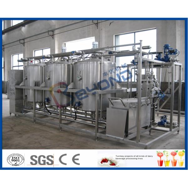 10tph Split Type Semi Auto CIP Cleaning System With SUS304 SS316 Material