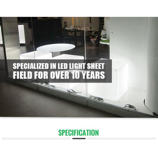 Optical Grade Acrylic Light Guide Plate Laser Dotting With Reflective Film, Diffuser Plate