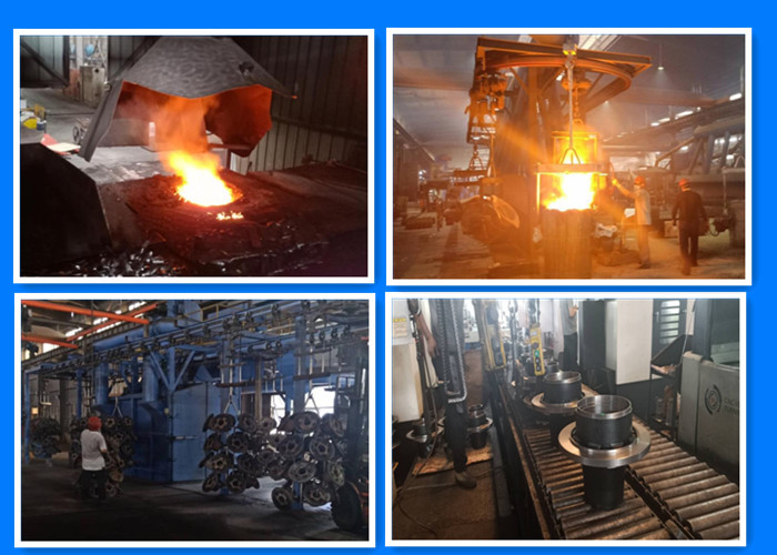 Sand Blasting DIN1693 GGG70 Cast Iron Parts Ductile Iron Casting