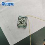 Customization 3 Digit 7 Segment LCD Display TN Potivie Black Fonts 12 PIN