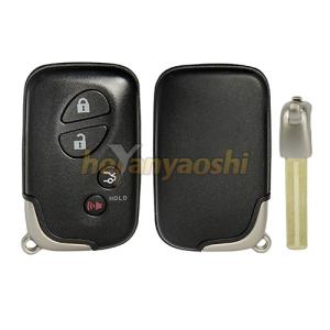 China Lexus 4 Buttons Smart Key Shell with Emergency Key Insert wholesale