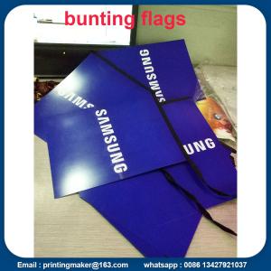 Custom Double Sided Printed PVC Bunting Flags