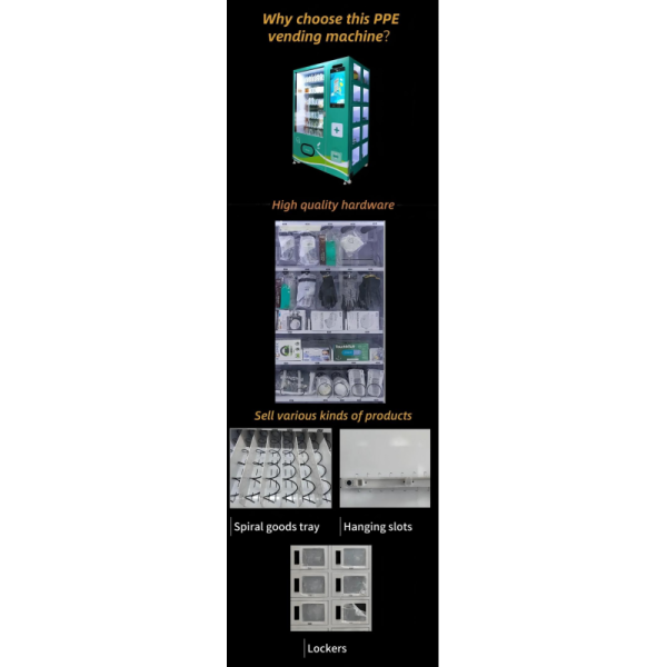 Smart PPE Vending Machine with Employee Management System & IC/ID Card Access