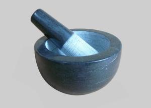 China Deep Marble Grinding Bowl Convenient High Durability For Creating Pastes wholesale