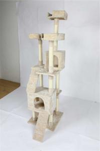 Eco Friendly Cat Climbing Frame Multi Level Design With Soft Perches