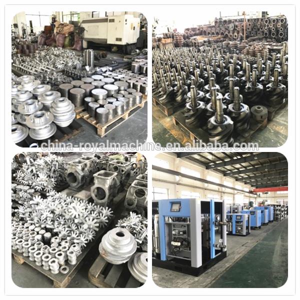 15kw 20hp Permanent Magnet motor variable frequency oil free screw air compressor PM VSD oil free screw air compressor