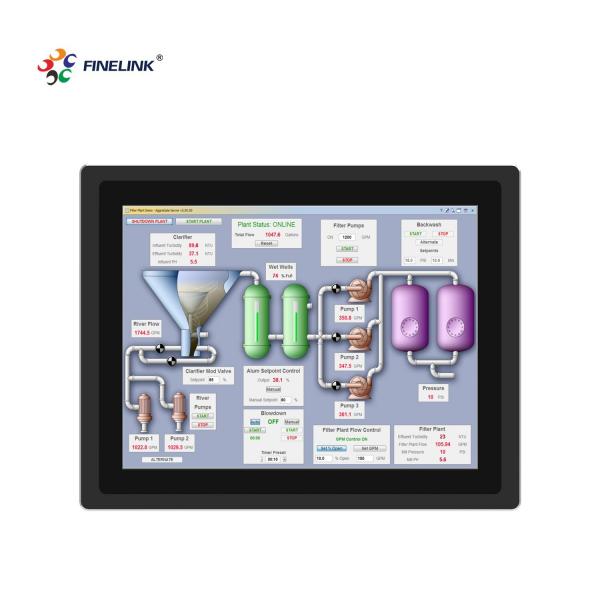 Quality Waterproof Industrial AIO PC 15 Inch Industrial Touch Panel Computer for sale