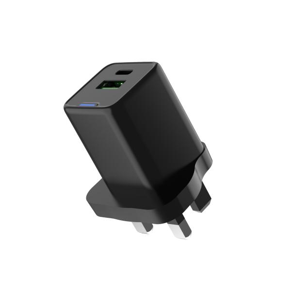 45W Fast Charge GaN USB Charger 100V - 240V Type C Fast Charging Power Block Plug