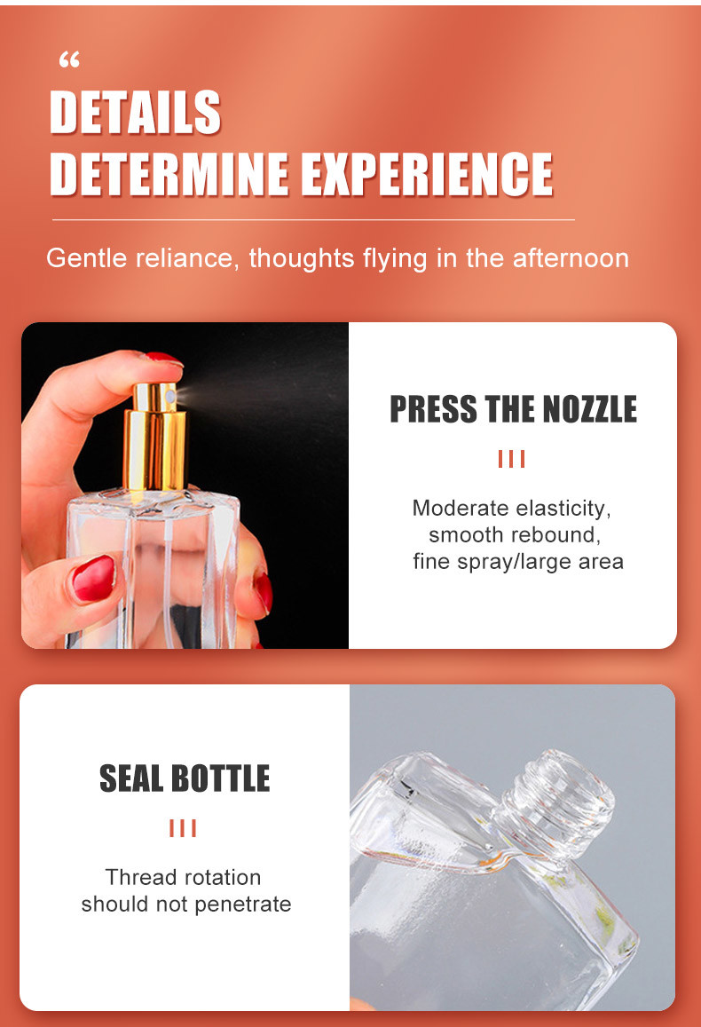 Travel 15ml Spray Bottle Portable Fine Mist Atomizer Custom Empty