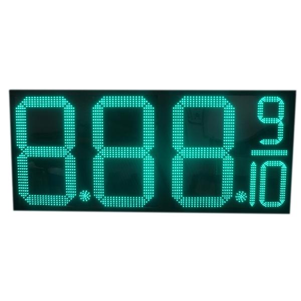 Gas Station LED Display Board with Brightness Control and 5000-8000cd/m2