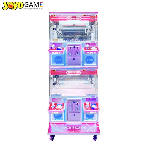 Quality Claw machine Coin Operated plush Owl Claw machine Candy banknotes and coins operated 4 claw machine for sale