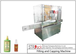 High Accuracy Monoblock Liquid Filling Machine For Mosquito Repellent Spray