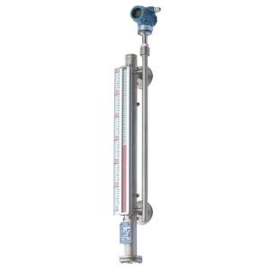 4~20mADC Output Magnetic Flapper Level Gauge With Level Limit Switch