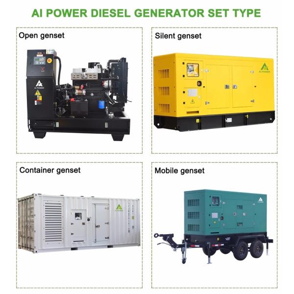 160kw 200kVA Silent Soundproof Brushless Alternator Diesel Generator