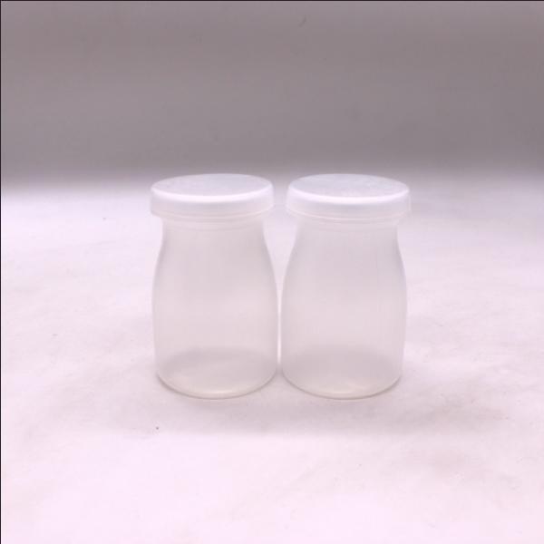 Customized Logo 100ml PP Round Pudding Bottle Perfect for Milk and High Temperature