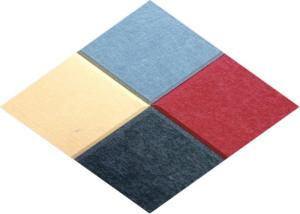China 9mm 100% Recycled PET Acoustic Panel Soundproof Material on sale