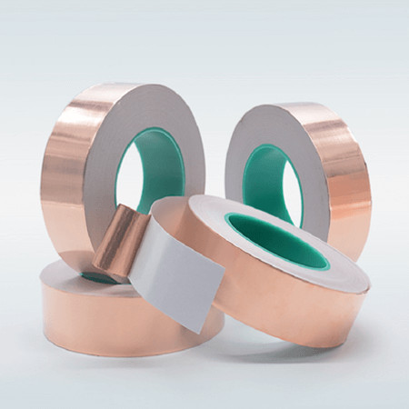 Magnetic Copper Foil Shielding Tape 0.1mm Thickness