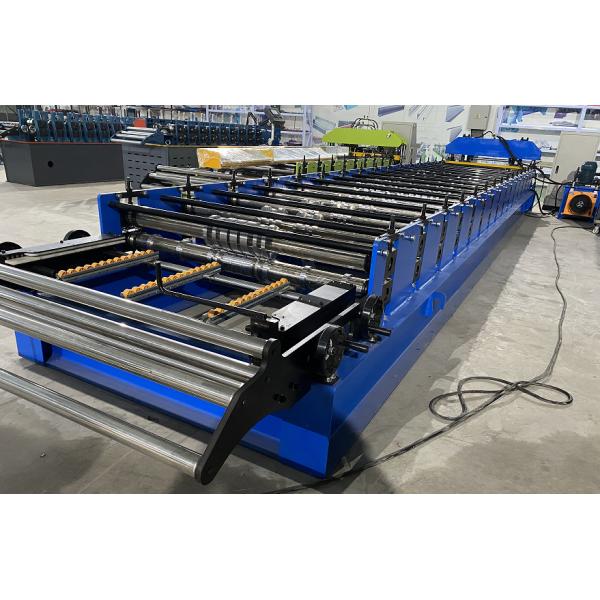 Metal Roofing Steel Sheet Roll Forming Machine 75mm For Saudi Arabia