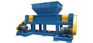 China Wood shredder and rubber tyre shredder with linear vibrating screeners wholesale