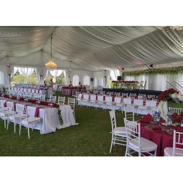 PVC White Elegant 30x30m Clear Wedding Event Tent