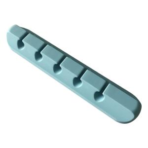 China Customized Silicone 5-Hole Patch Cord Manager Cable Clamp For Office And Home Use wholesale
