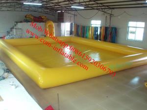 China hard plastic pool balloon swimming pool above ground pool water slide wholesale