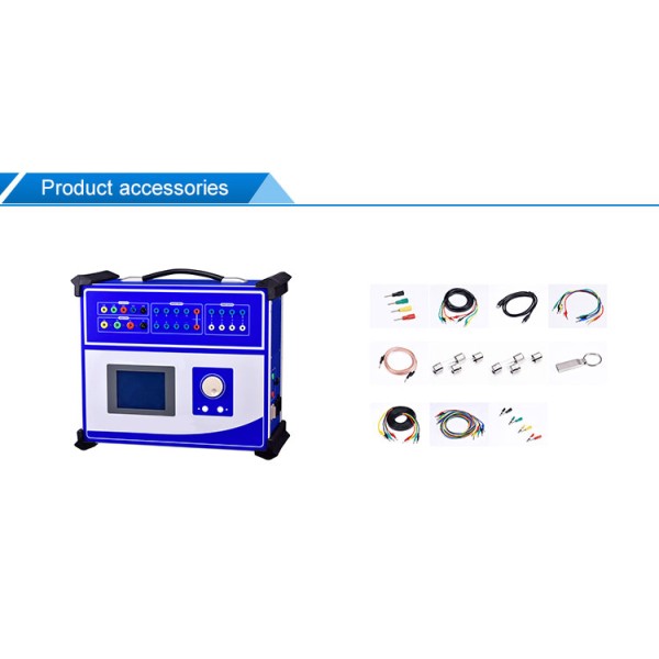 Three Phase Microcomputer Relay Protection Tester With High Precision Multi Output