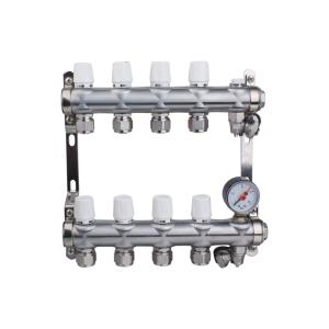Buy cheap Threaded Pipeline Brass Manifold 2-10way Hot Water Manifold Distribution from wholesalers