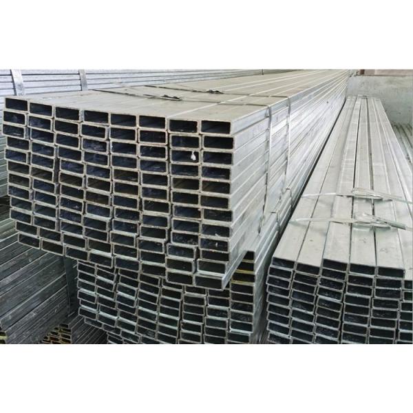 MS Galvanized Square And Rectangular Steel Pipe 0.8 - 20mm Thickness