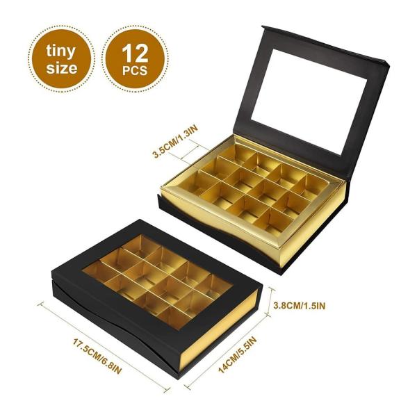 Quality Rectangle Cardboard Chocolate Presentation Gift Boxes Fancy Customized for sale