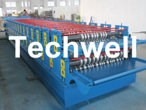 16-18 Forming Station Custom Double Sheet Forming Machine For Roofing